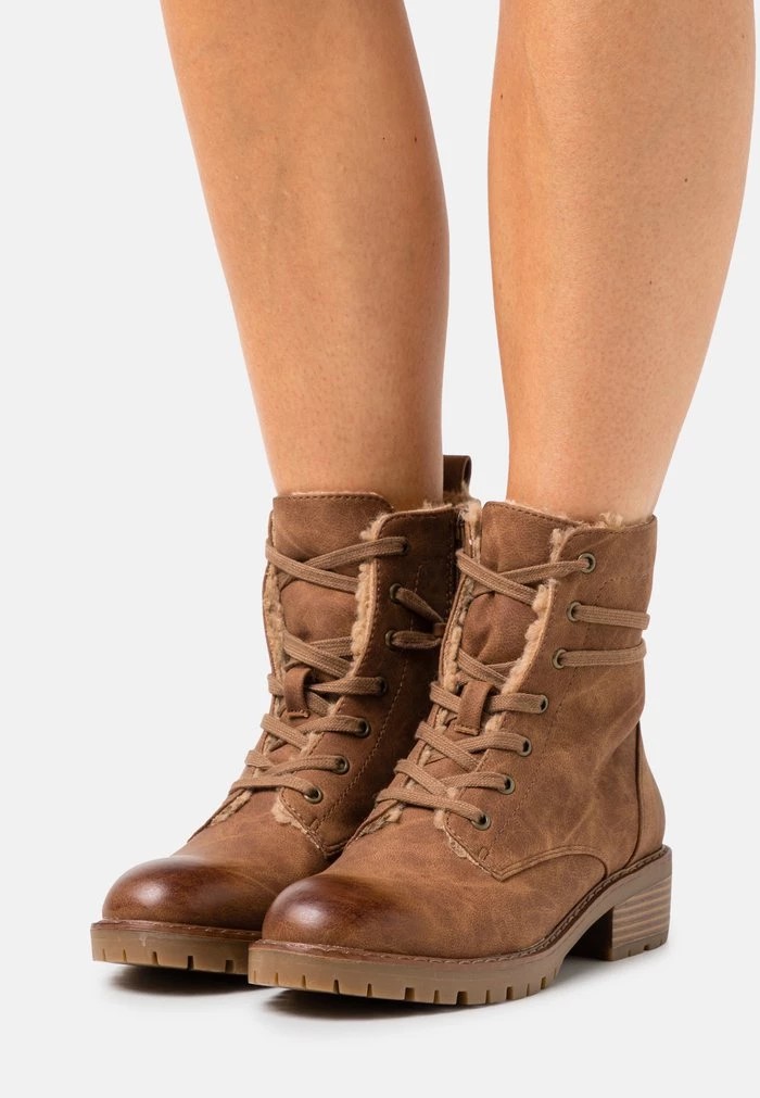 Bottines ANNA FIELD Anna Field Lace-up Ankle Boots Marron Femme | GXB-7964469